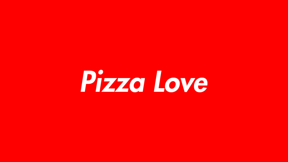 ラッパーPizza Love